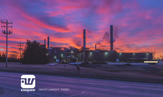 Sunrise at Waupaca Foundry